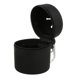 thumbnail image 1 of Contenedor para pesca con mosca con mosquetón y herramienta de pesca, mini bote de basura con cremallera negro, 1 of 9