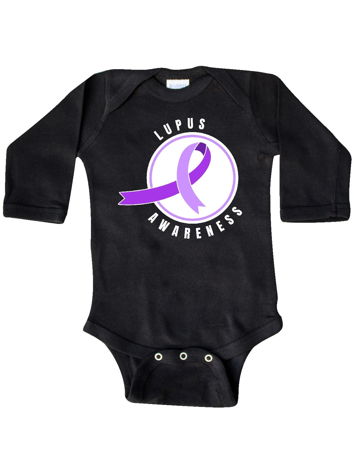 inktastic Lupus Awareness with Purple Ribbon Circle Baby T-Shirt