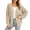 MEICHANG-ZQR1-Khaki, variant on Meichang Oversized Cardigan Sweaters for Women Open Front Long Sleeve Chunky Cardigan Knit Sweater Fall Winter Soft Button Down Cardigans Yellow XXXL