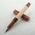 thumbnail image 7 of Wood Fountain Pen with 0.38mm EF Tip Ergonomic Grip for Beginner Writing Journaling Large Inks Converter Fountain Pen, 7 of 7