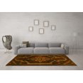 thumbnail image 3 of Ahgly Company Indoor Square Persian Yellow Traditional Area Rugs, 4' Square, 3 of 4