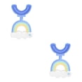thumbnail image 2 of Bewildely Cepillo de para niños en forma de U Boca completa Cepillo de de bebé de doble cara Limpieza de la lengua Gadgets de entrenamiento Type2 NO2, 2 of 6