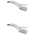 thumbnail image 2 of Ruiboury Nylon Versatile Cooking Companion Double Sided Spatula Turner And Tongs Heat Resistant Easy To Clean grey 2Set, 2 of 6