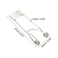 thumbnail image 2 of Uxcell 51x20mm Fix Clamps for Ceiling Lamp Recessed Light Downlight Spring Clips 20 Pack, 2 of 5