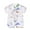 Blue, variant on One Piece Bodysuit For Baby Boys Scoop Neck Ruffle Overlay Jumpsuit Rompers Casual Loose Long Wide Leg Jumper Outfits,Light Blue 3-6 Months