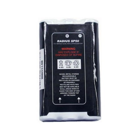 Genuine RCA RBM9018M Handheld Radio Battery | Nickel Metal Hydride | High Capacity | 1800mAh / 13.5Wh | 7.5V