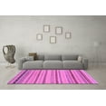thumbnail image 3 of Ahgly Company Indoor Rectangle Abstract Purple Modern Area Rugs, 3' x 5', 3 of 4