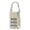 Silver, variant on Travel Padlock Small Lock with 3 Digit Combination Security Lock for Diary Home Gym School Bag Suitcases Zippers