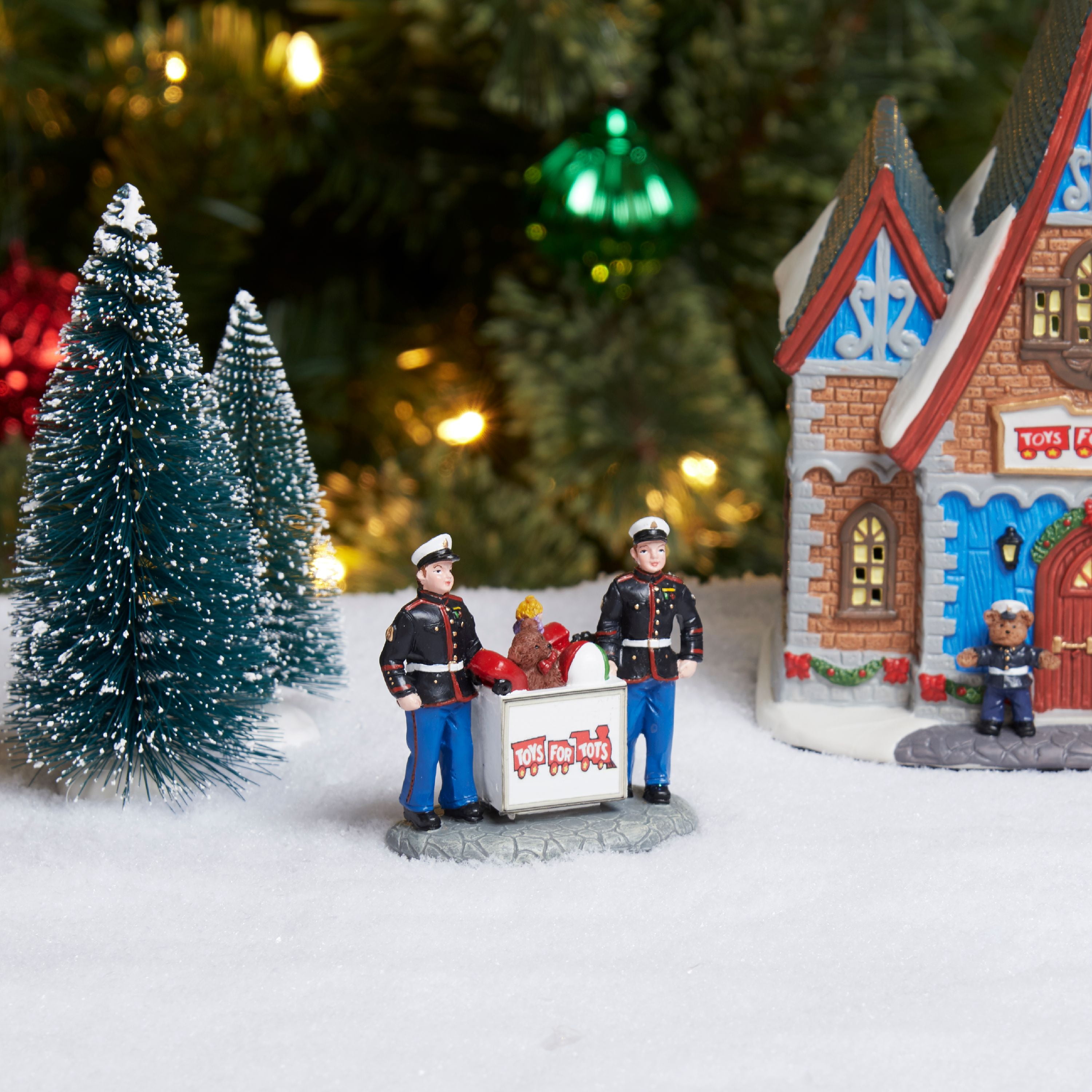 Collectibles TOYS FOR TOTS MARINES Holiday Time Christmas Village