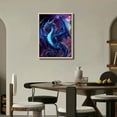 thumbnail image 4 of Nawypu  Dragon Decor Wall Art Blue Space Galaxy Pictures Dragon Canvas Prints Painting Modern Home Framed Artwork for Bedroom Living Room, 4 of 4