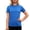Blue, variant on Graphic Tshirts for Women Loose Fit Crew Neck Workout Tees Plus Size Plus Size Tee Clothes Summer Athletic Yoga Top Black L2