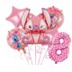 thumbnail image 4 of Globos de aluminio rosa de Lilo & Stitch de Disney, decoraciones para fiestas de cumpleaños de niños y niñas, globos inflables de helio, suministros para fiestas de bricolaje para baby shower, 4 of 5