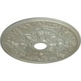 thumbnail image 3 of 30 7/8"OD x 3 5/8"ID x 1 3/8"P Rose Ceiling Medallion Flash Gold Finished, 3 of 5