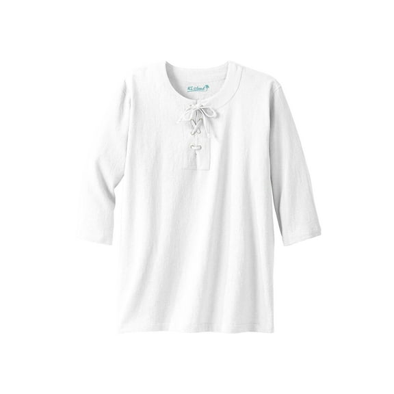 KingSize Men's Big & Tall Gauze Lace-Up Shirt