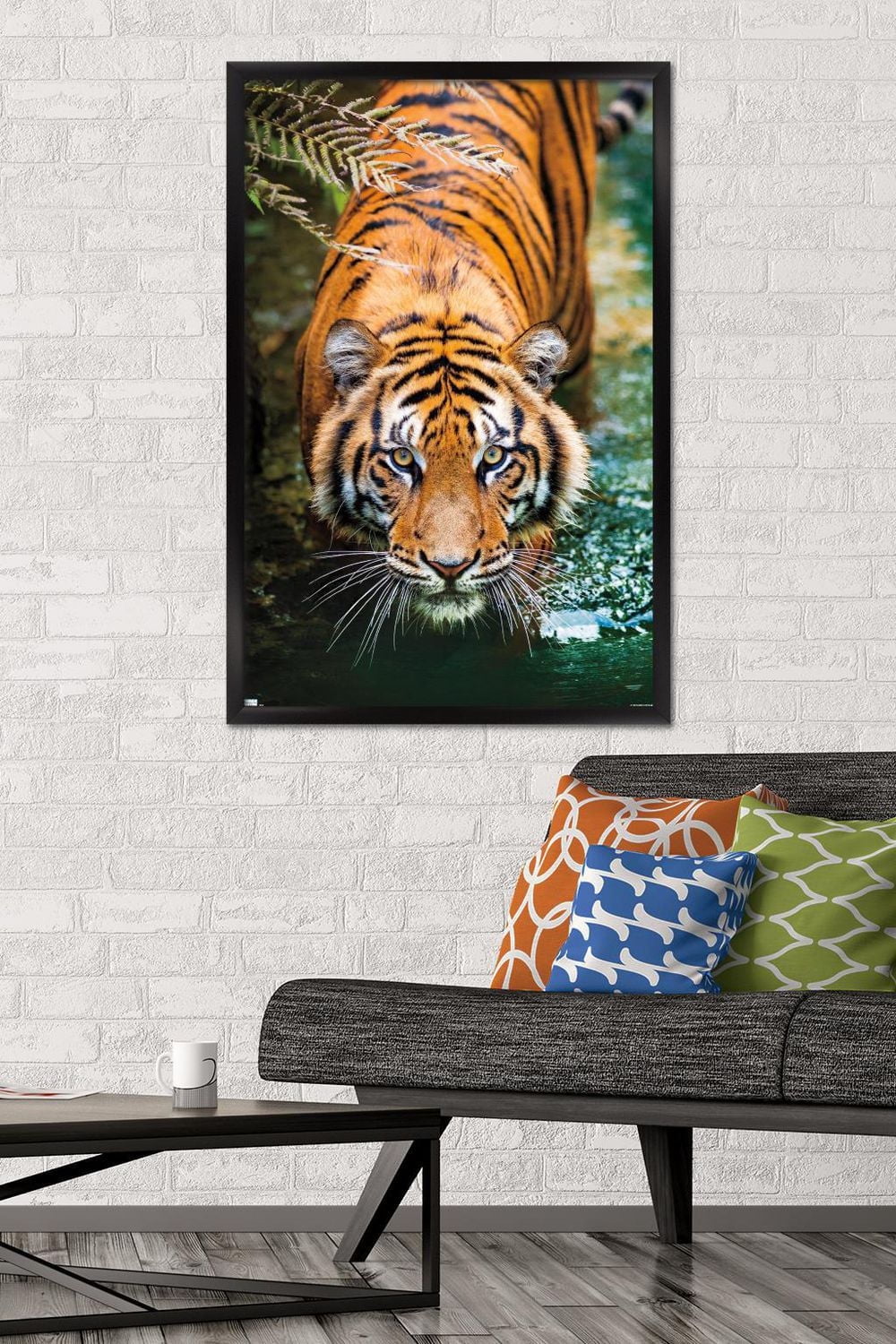 Tiger - Water Wall Poster