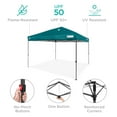thumbnail image 5 of Best Choice Products 12x12ft Easy Setup Pop Up Canopy w/ 1-Button Setup, Wheeled Case, 4 Weight Bags - Cerulean, 5 of 9