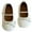 White, variant on ZHOGXU Kids Girls Sandals Closed Toe Solid Color Soft Sole Slip On Comfortable Lightweight Flat Shoes For Everyday Wear,Black,2-2.5 Years