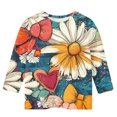 thumbnail image 4 of DeHolifer Children's T-Shirts Cute Printed Crewneck Short Sleeve Casual Summer Trendy Kids Graphic Tee Tops 3-13 Years, 4 of 5