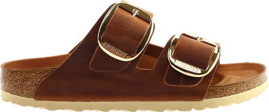 Women's Birkenstock Arizona Big Buckle Oiled Leather Slide