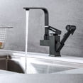thumbnail image 2 of Kitchen Sink Faucet Pull Out Copper Hot and Cold Dishwasher 360 Rotating Sink Faucet Basin Faucet, 2 of 5