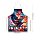 thumbnail image 2 of EGNMCR Memorial Day Decorations,4Th of July Decorations, Patriotic Decorations Independence Day Aprons Festive Decor Kitchen Cooking For Stain Protection Pre shrunk cotton and linen, 2 of 5