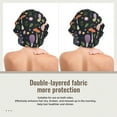 thumbnail image 2 of Pofeuu Mushrooms Print Silk Bonnet for Sleeping, Satin Hair Bonnets, Soft Elastic Band Silk Sleep Cap, Hair Wrap, 2 of 6