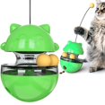 thumbnail image 2 of Distributeur Automatique de Nourriture pour Chat, Jouet Interactif pour Chat, Distributeur Lent Vert, 2 of 5