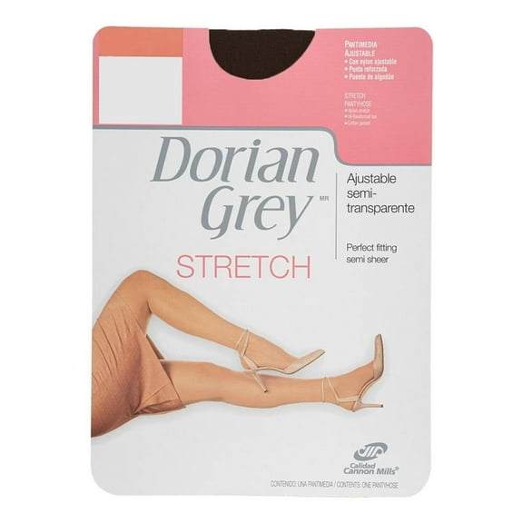 Pantimedia Dorian Grey para Mujer, Stretch Negro Talla G