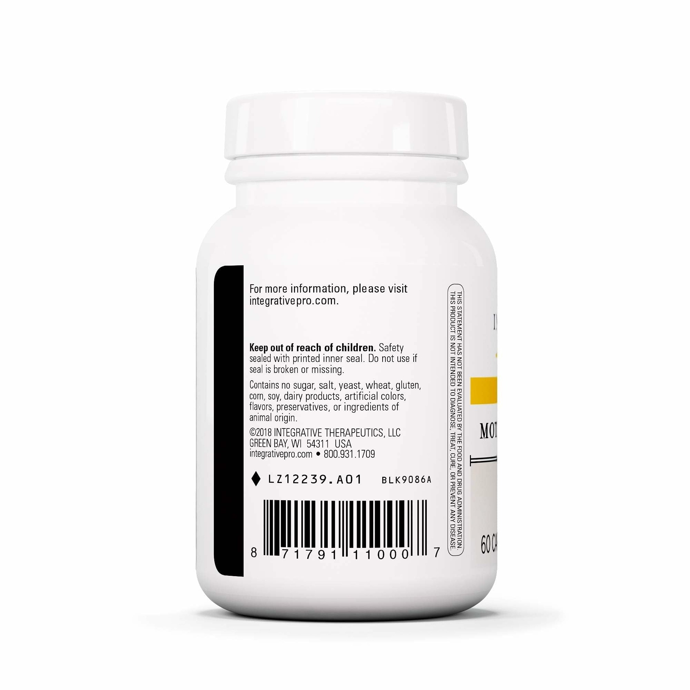 Integrative Therapeutics Motility Activator, Gut Health Support,* 60 Capsules (60 Servings)