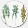 thumbnail image 1 of Designart'mixted Botanical Greens palms I' Art Mural en Métal Style Ferme, 1 of 3