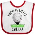 thumbnail image 3 of Inktastic Daddy's Little Caddy Cute Golf Ball Boys or Girls Baby Bib, 3 of 4