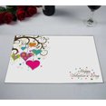 thumbnail image 2 of PKQWTM Valentine Greeting Card Kitchen Dining Table Mats Placemats Size 12x18 Inches, Set of 2 Pieces, 2 of 2