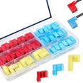 thumbnail image 1 of 80Pcs Right Angle Spade Connector 22-18/16-14/12-10AWG, 1 of 5