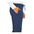 thumbnail image 4 of MED COUTURE Women Signature Drawstring Pant, Color: New Navy, Size: XL (8705-NNVY-XL), 4 of 5