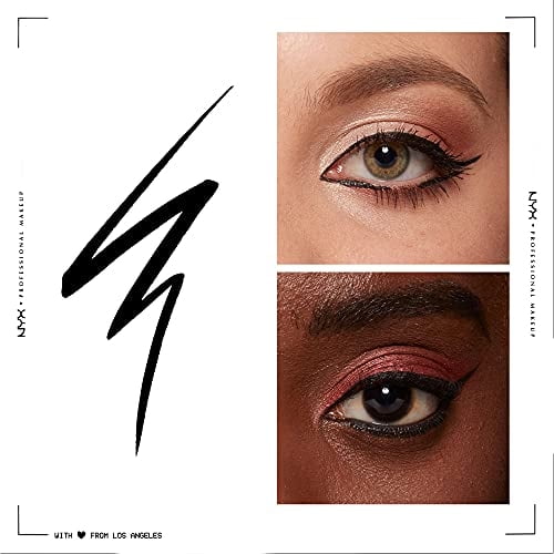 NYX Maquillaje Profesional Epic Ink Liner, Delineador Líquido Negro, Waterproof