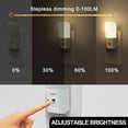 thumbnail image 2 of 2 Pcs White Warm White 3000K Vertical Dimmable Night Light, 2 of 4