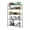 Black, variant on Hyper Tough 5-Tier Multipurpose Wire Shelving Rack, Chrome Color, 3000lbs Load Capacity