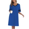 thumbnail image 1 of Tejido ligero de verano Robe Ekouaer con cremallera en la parte delantera con bloques de color, 1 of 6
