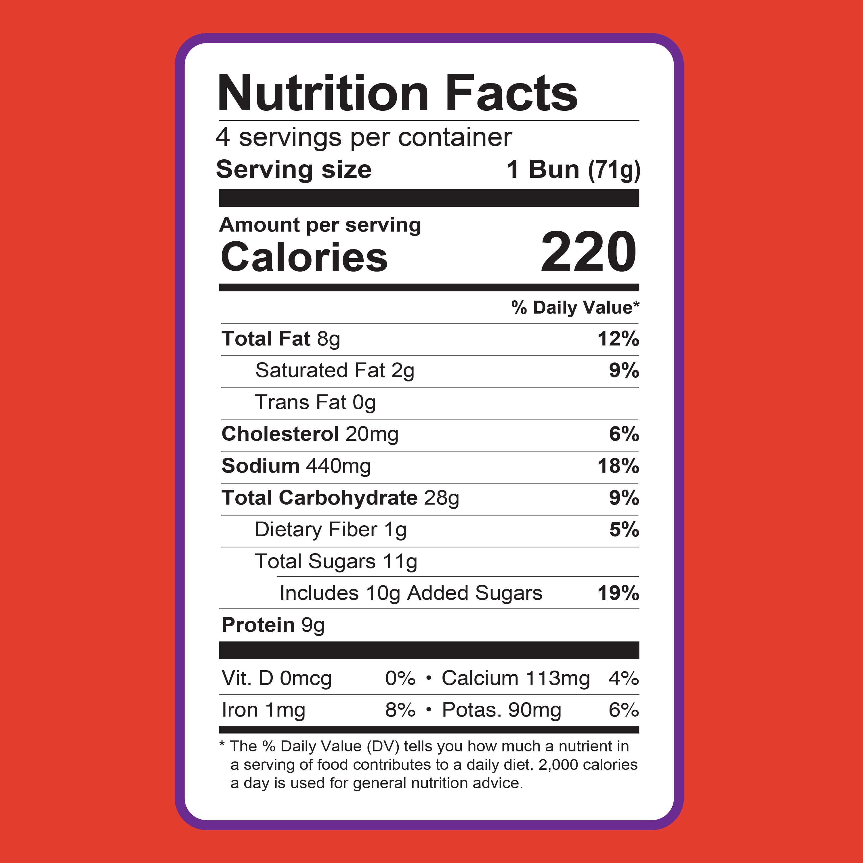 Wow Bao Chinese-Style BBQ Pork Bao, 4 pack, Frozen