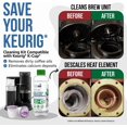 thumbnail image 2 of czcpp-Keurig Compatible Descaling Solution and Cleaner. 2 Descaler, 4 Cleaning Pods. Removes Limescale & Cleans Pod Area. Better Tasting & Hotter Coffee. 4 Uses of Descaler & Cleaner., 2 of 4