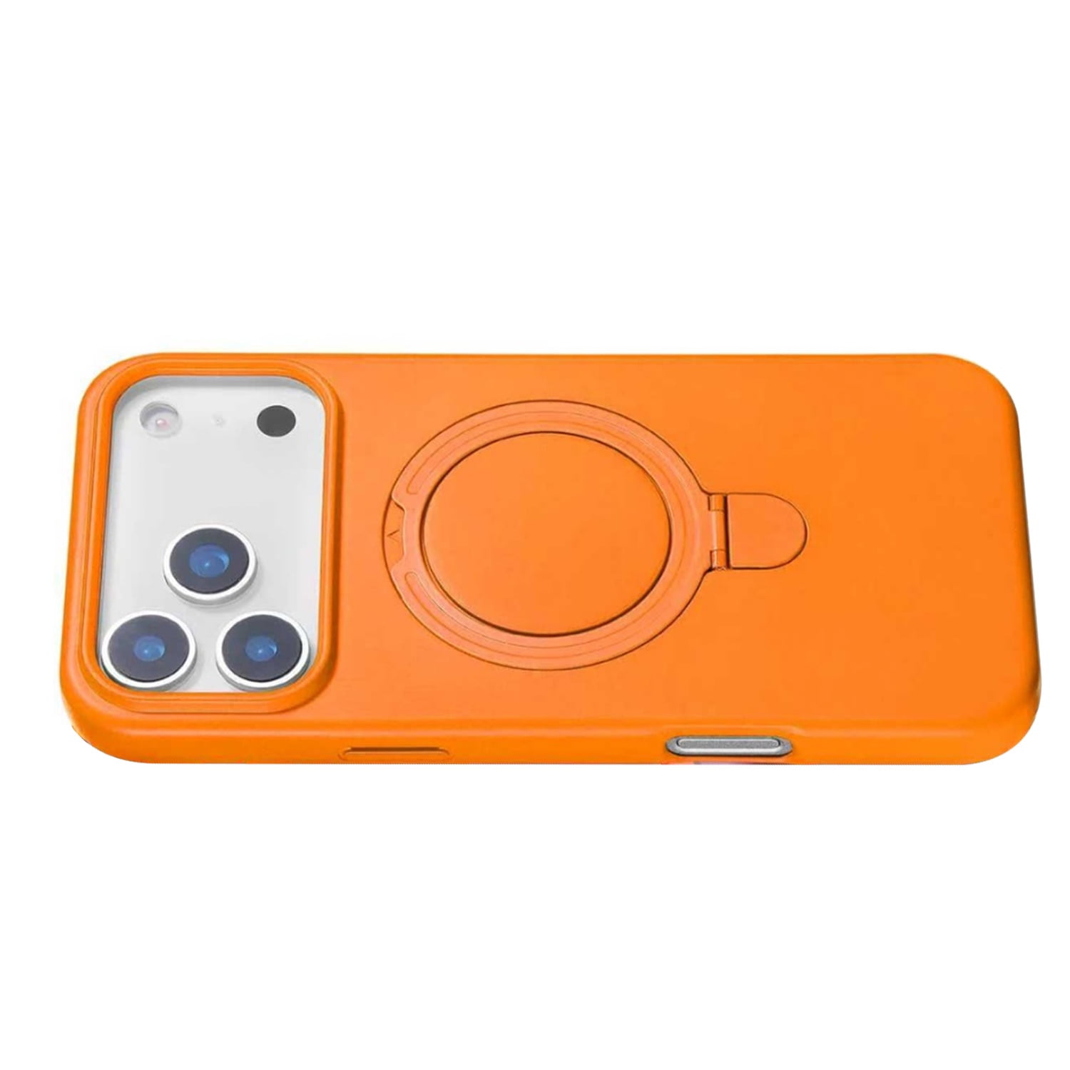 Protective Silicone Stand Case with Magsafe for iPhone 17 Pro - Orange
