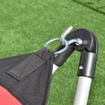 thumbnail image 3 of Spaco Portable Folding Steel Frame Hammock with Bag-Red, Portable Hammock for Camping, Picnic, Backyard, Blue, 3 of 4