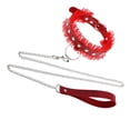 thumbnail image 2 of relayinert Style Gothic Choker Necklace For Standout Fashion Statement Statement With Style red, 2 of 6