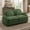 Green, variant on The Iron Hearth Loveseat Sofa Set, for Living Room, Curved Backrest, Comfortable Design, Supportive Double-Layer Cushion, Fabric