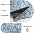 thumbnail image 5 of Round Area Rug 6ft, Blue Coral Coastal Non-slip Area Rugs Carpet for Living Room/Bedroom/Bathroom/Kitchen, Ocean Nautical Seaside Beach Washable Throw Floor Mat Indoor Outdoor Entrance Doormat, 5 of 9