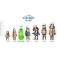 thumbnail image 2 of ArcticThrill Snow Sled for Kids - SnowCruise Sledge - Toboggan with Pull Rope, Backrest and Safety Belt; Outdoor Plastic Winter Sleigh for Toddlers & Kids, 2 of 9