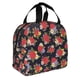 thumbnail image 2 of Easygdp Red Rose Flower Bolsa Térmica Premium - Tela Oxford Impermeable, Gran Capacidad, Bolsillo Frontal, Unisex para Trabajo, Escuela, Actividades al Aire Libre y Picnics, 2 of 8