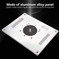 thumbnail image 2 of Yosoo 300mm x 235mm x 9.5mm DIY Router Table Insert Plate and Insert ring Woodworking, DIY Woodworking, Router Table Insert Plate, 2 of 8