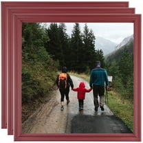 ArtToFrames 24" x 36" Red Picture Frame, 24x36 inch Red Wood Poster Frame (WOM-4155), 3 Pack