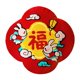 thumbnail image 5 of Funda de almohada decorativa tradicional bordada Estilo D, 5 of 9